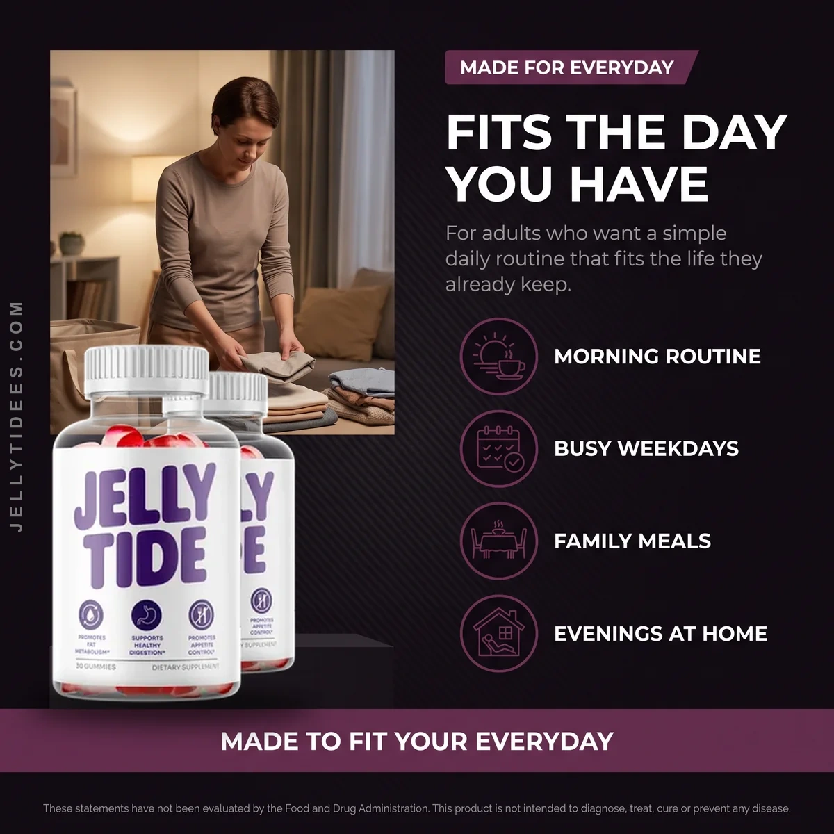 Who JellyTide is for: adults who want an easy daily weight-management habit for everyday use
